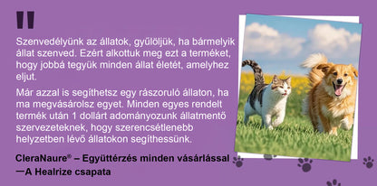 CleraNature® Gyógynövényes Háziállat Fülcseppek