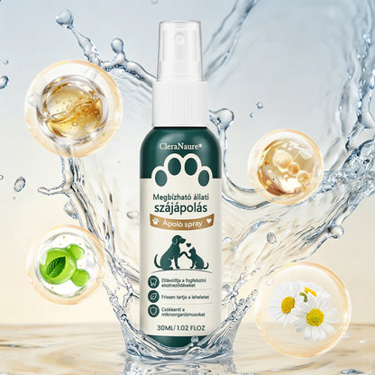 🐱CleraNaure® TrustedPet háziállat szájápoló spray – Könnyű napi fogápolási támogatás