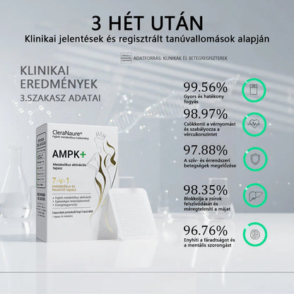 ⭐⭐⭐CleraNaure® 7-v-1 metabolikus és feszesítő tapasz (mikrodifúziós technológia, 24 órás hatás) a testsúly, étvágy, energia és cukoranyagcsere szabályozására 💡