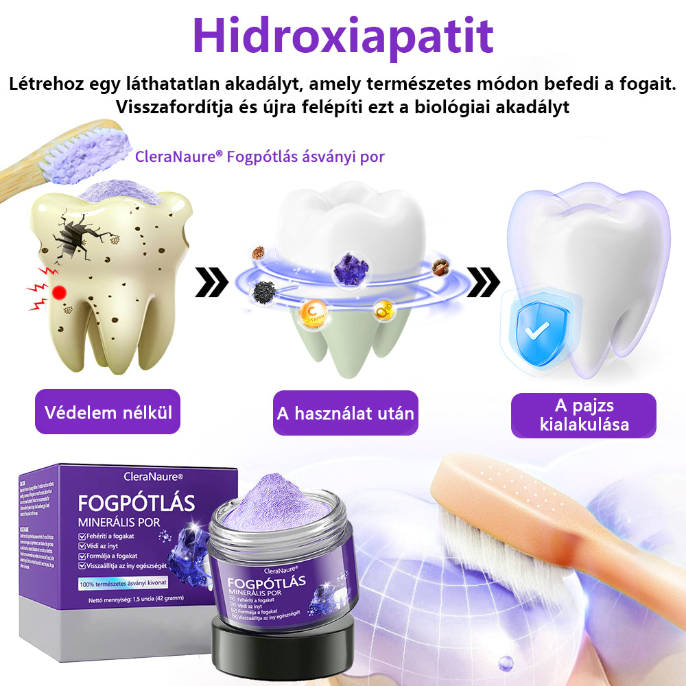 CleraNature® Fogak Helyreállító Ásványi Por