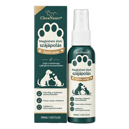 🐱CleraNaure® TrustedPet háziállat szájápoló spray – Könnyű napi fogápolási támogatás
