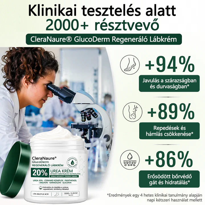 CleraNaure®GlucoDerm Regeneráló Lábkrém✨
