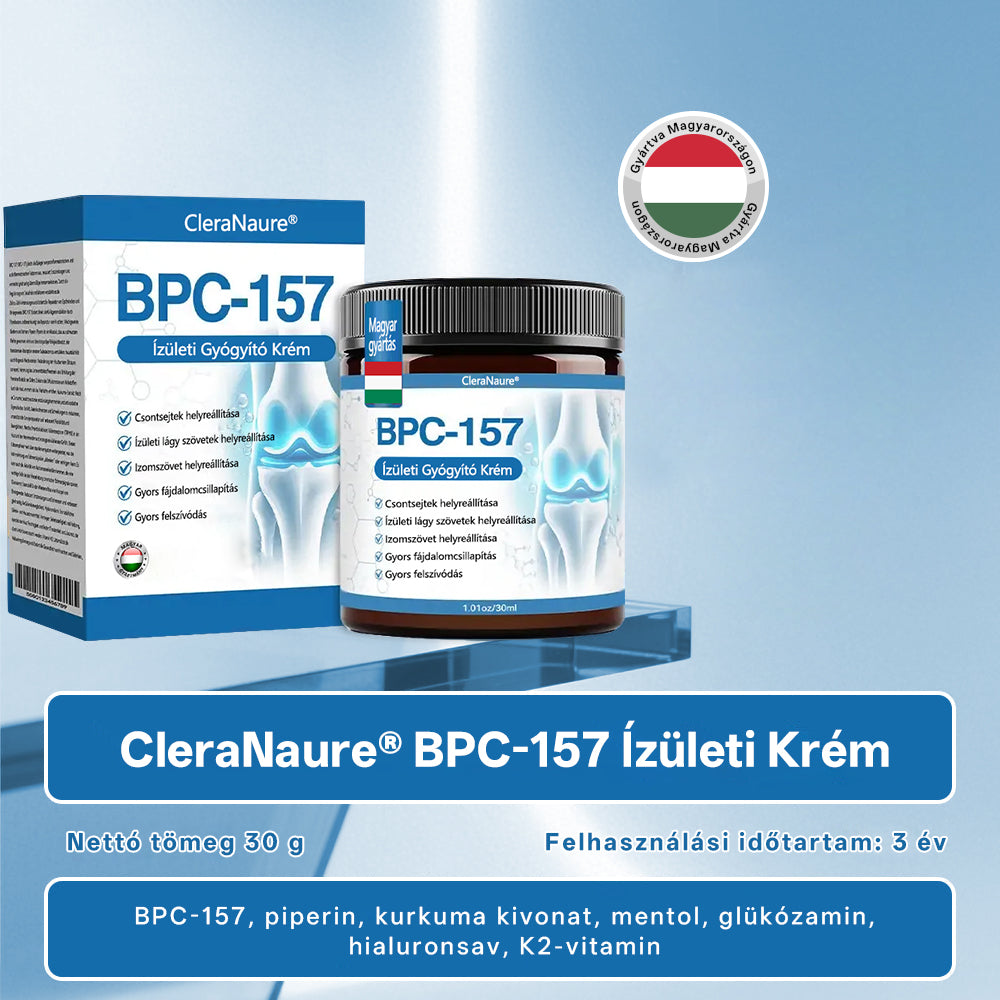 CleraNaure® BPC-157 Ízületjavító Krém 🦴 Kezeli az arthritis-t, neuropátiát, reumát, sport sérüléseket és még sok mást