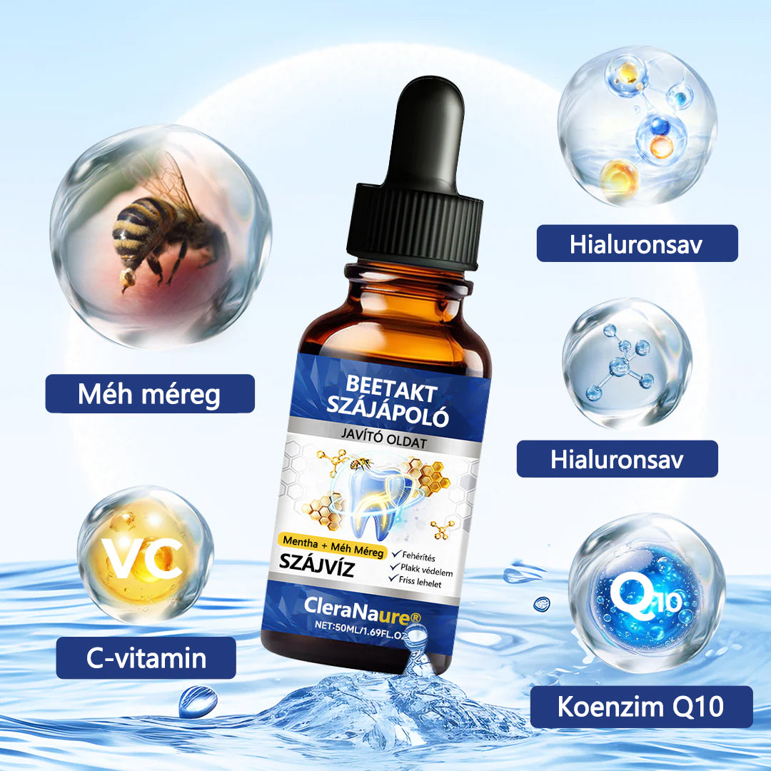 CleraNaure® BeeTakt Szájápoló Javító Oldat 🫧