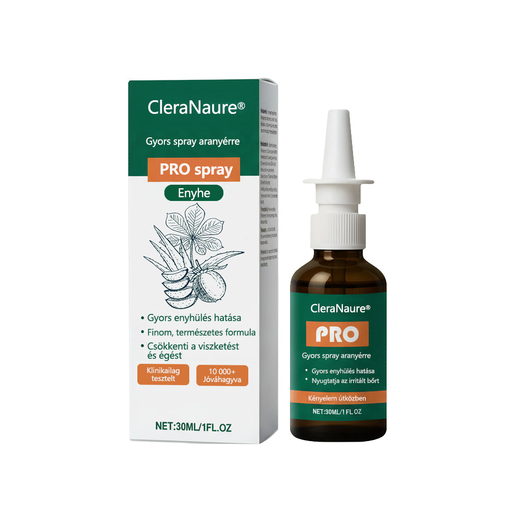🎁 Időszakos ajánlat | CleraNaure® Gyors Aranyér PRO Spray