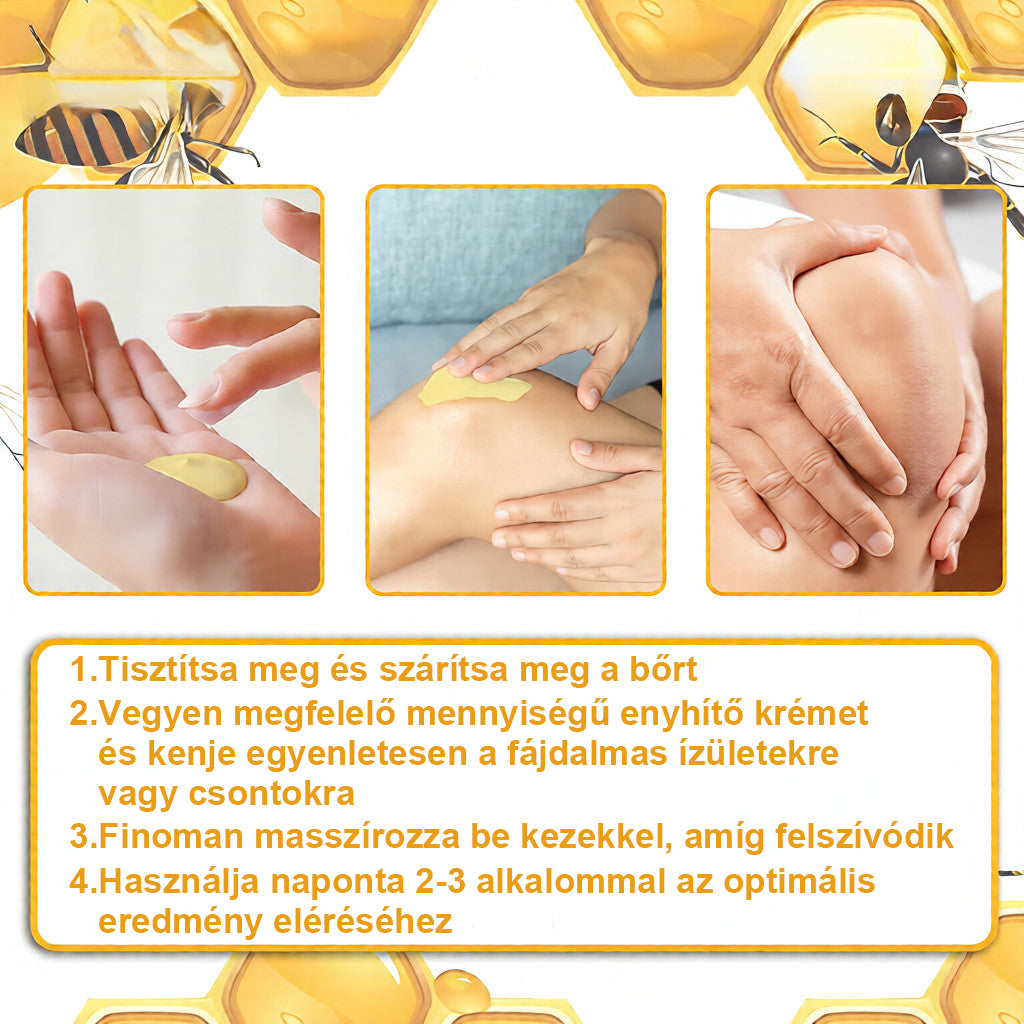 CleraNaure® Méhméreg Fájdalomcsillapító Csontregeneráló Krém (Kifejezetten idősebb felnőttek számára)
