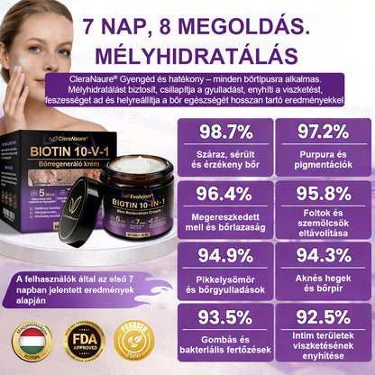 CleraNaure® Biotin 10-in-1 Bőrhelyreállító Krém