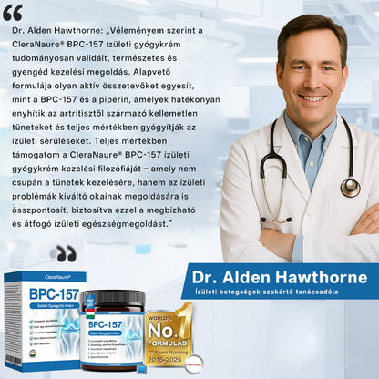 CleraNaure® BPC-157 Ízületjavító Krém 🦴 Kezeli az arthritis-t, neuropátiát, reumát, sport sérüléseket és még sok mást