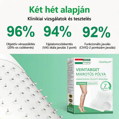 CleraNaure® VeinTarget Mikrotűs Pólya 🗽 Azonnali Enyhülés, Hosszú Távú Eredmények