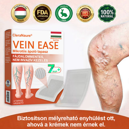 CleraNaure® Vein Ease Mikrotűs Kezelő Pecsét (Pókháló Vénák, Visszér, Duzzanat és Lábfáradtság Ellen)