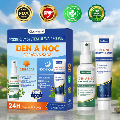 🎖️🎖️CleraNaure® Pikkelysömör Nappali és Éjszakai Helyreállító Rendszer – 100% szteroidmentes kettős készítmény a plakkok, pikkelyesedés és viszketés enyhítésére