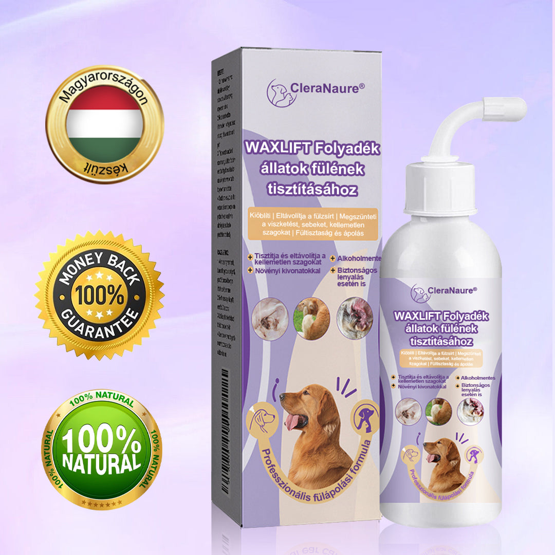 🐶CleraNaure® WaxLift háziállat fültisztító oldat