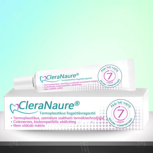 🦷🦷CleraNaure® hőformázható műfogragasztó (akár 7 napig tart, maximális kényelem) ✅