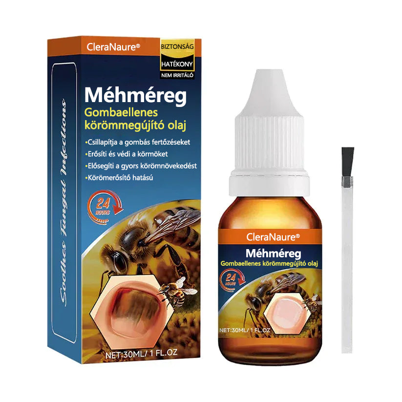 CleraNature® Antifungális Köröm Revitalizáló Olaj Méhméreggel