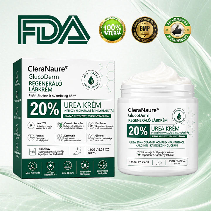 CleraNaure®GlucoDerm Regeneráló Lábkrém✨