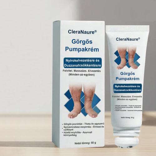 CleraNature® Roll-On Pump Krém a Nyirokdrainázáshoz és Duzzanat Enyhítéséhez