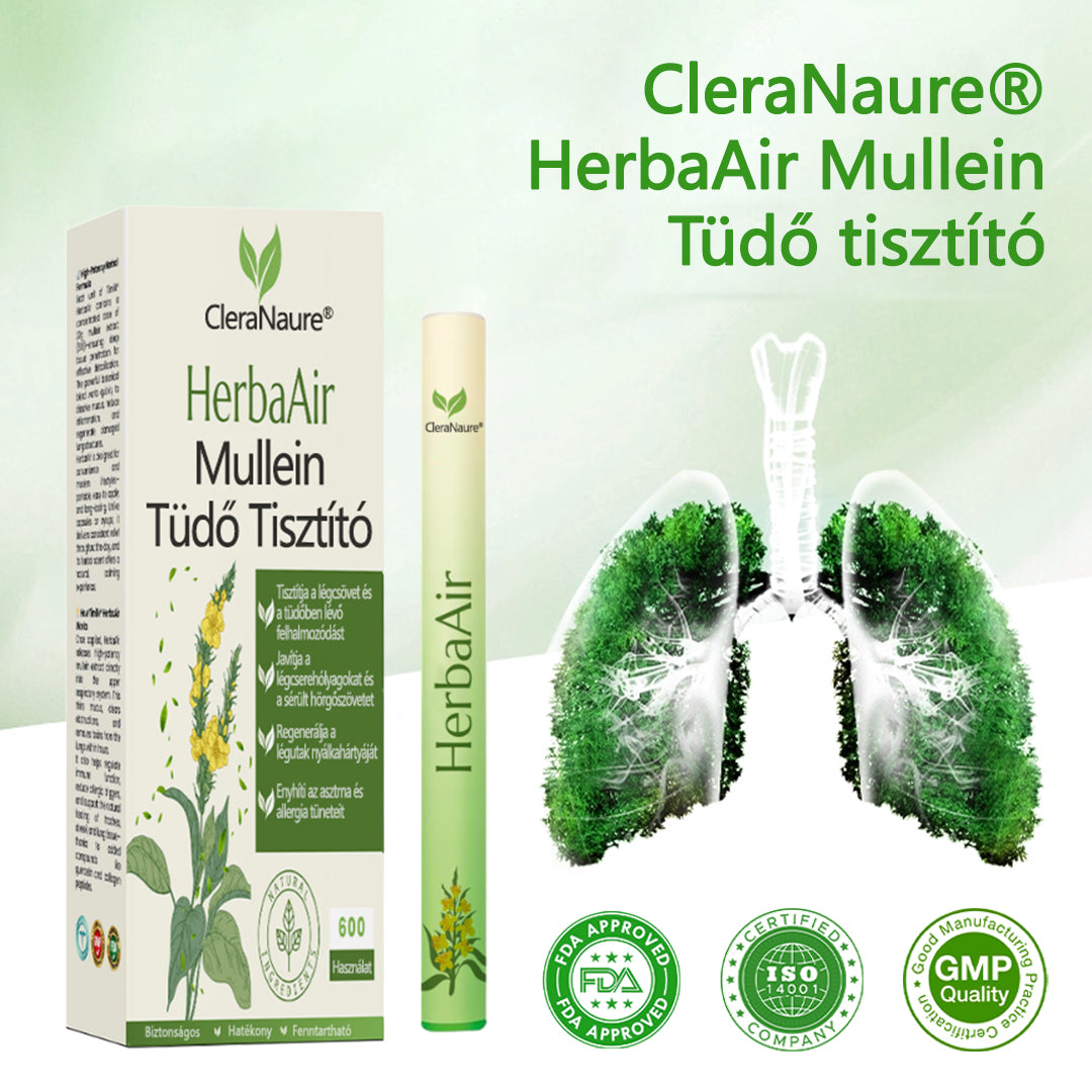 🏅Hivatalos márkabolt✅CleraNaure® HerbaAir Mullein Tüdőtisztító💎