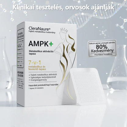 ⭐⭐⭐CleraNaure® 7-v-1 metabolikus és feszesítő tapasz (mikrodifúziós technológia, 24 órás hatás) a testsúly, étvágy, energia és cukoranyagcsere szabályozására 💡