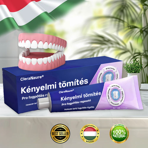 🔥🔥🔥🔥🔥KORLÁTOZOTT KÜLÖNLEGES AJÁNLAT🦷🦷🦷🦷 CleraNaure® Comfort Seal Pro Fogsor Ragasztó  FDA Tanúsítvánnyal