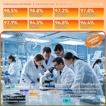 🍃🍃🍃Hivatalos márkabolt | CleraNaure® 2026 Moringa és Berberin 4 az 1-ben mikrorészecskés alakformáló és zsírégető rövidnadrág