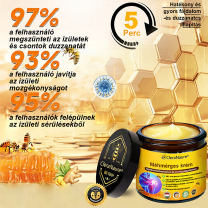 CleraNaure® Méhméreg Fájdalomcsillapító Csontregeneráló Krém (Kifejezetten idősebb felnőttek számára)