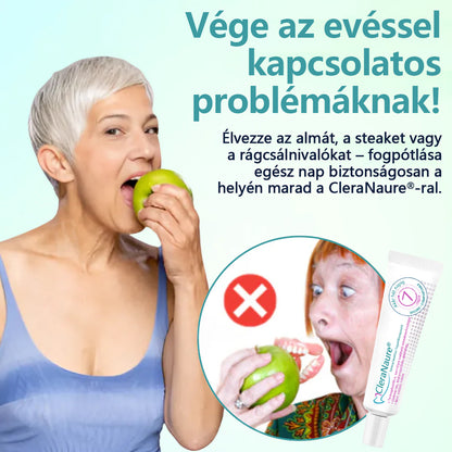 🦷🦷CleraNaure® hőformázható műfogragasztó (akár 7 napig tart, maximális kényelem) ✅
