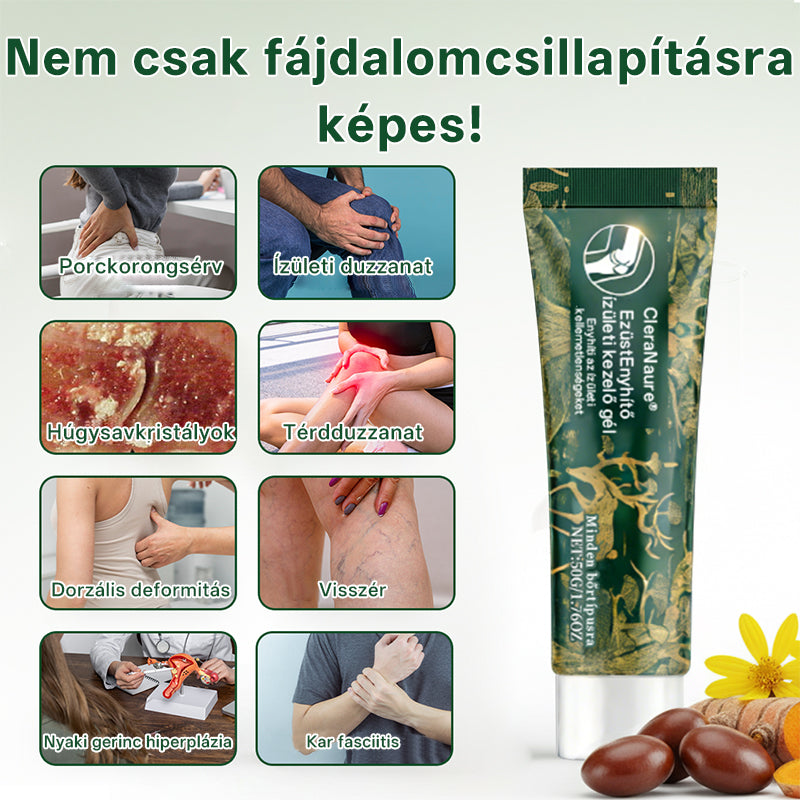 (🔥UTOLSÓ NAP AKCIÓ - 70% KEDVEZMÉNY) CleraNaure® SilverRelief Ízületi Terápiás Gél