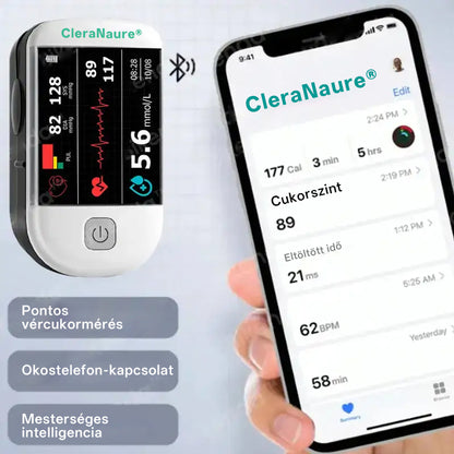 CleraNaure® nowej generacji inteligentny wielofunkcyjny nieinwazyjny laserowy glukometr 👩‍💼[dokładność 99,9%]🍀🍀🍀