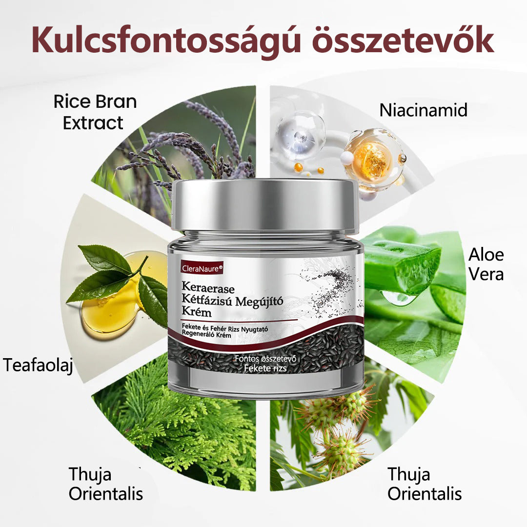 ⭐Hivatalos áruház👨‍⚕️ CleraNaure® KeraErase - Kettős hatású bőrfiatalító krém 👨‍⚕️ (Kettős hatású fiatalítás – simítja a kiemelkedő dudorokat és lebontja a mélyen lerakódott keratint savak és irritáció nélkül