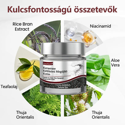 ⭐Hivatalos áruház👨‍⚕️ CleraNaure® KeraErase - Kettős hatású bőrfiatalító krém 👨‍⚕️ (Kettős hatású fiatalítás – simítja a kiemelkedő dudorokat és lebontja a mélyen lerakódott keratint savak és irritáció nélkül