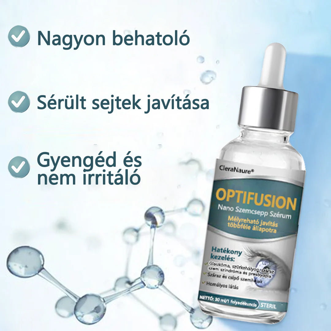 💎CleraNaure® Optifusion Nano Szemcsepp Szérum-A nanotechnológia visszaállítja a tiszta látást, szemüveg nélkül, műtét nélkül