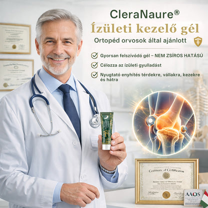 (🔥UTOLSÓ NAP AKCIÓ - 70% KEDVEZMÉNY) CleraNaure® SilverRelief Ízületi Terápiás Gél
