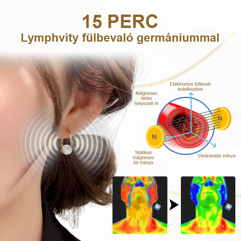 CleraNaure® IonEra Lymphvity Germánium Fülbevaló