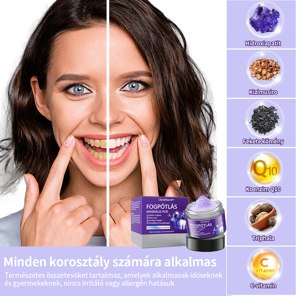 CleraNature® Fogak Helyreállító Ásványi Por