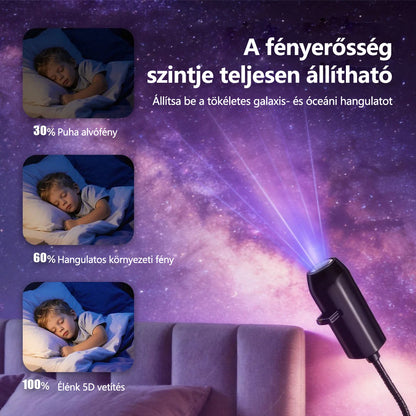 Timilk® 🌌✨ Új generációs intelligens HD 5D holografikus éjszakai projektor