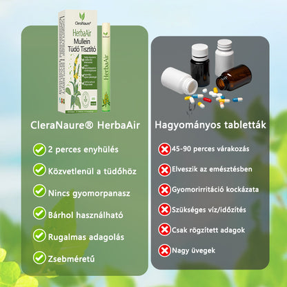 🏅Hivatalos márkabolt✅CleraNaure® HerbaAir Mullein Tüdőtisztító💎