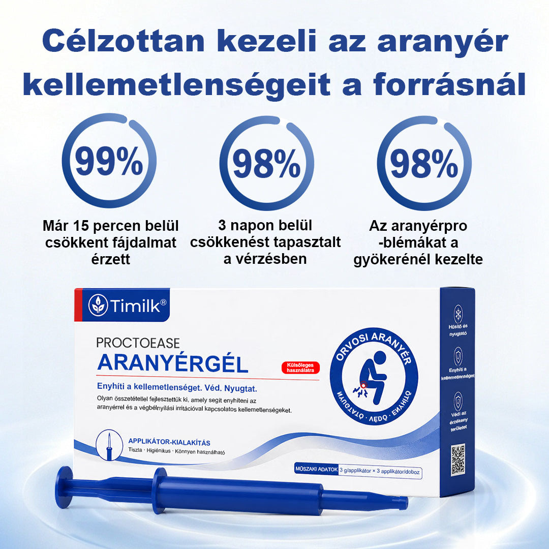 🌿🌿 Timilk® ProctoEase nyugtató aranyérápoló gél