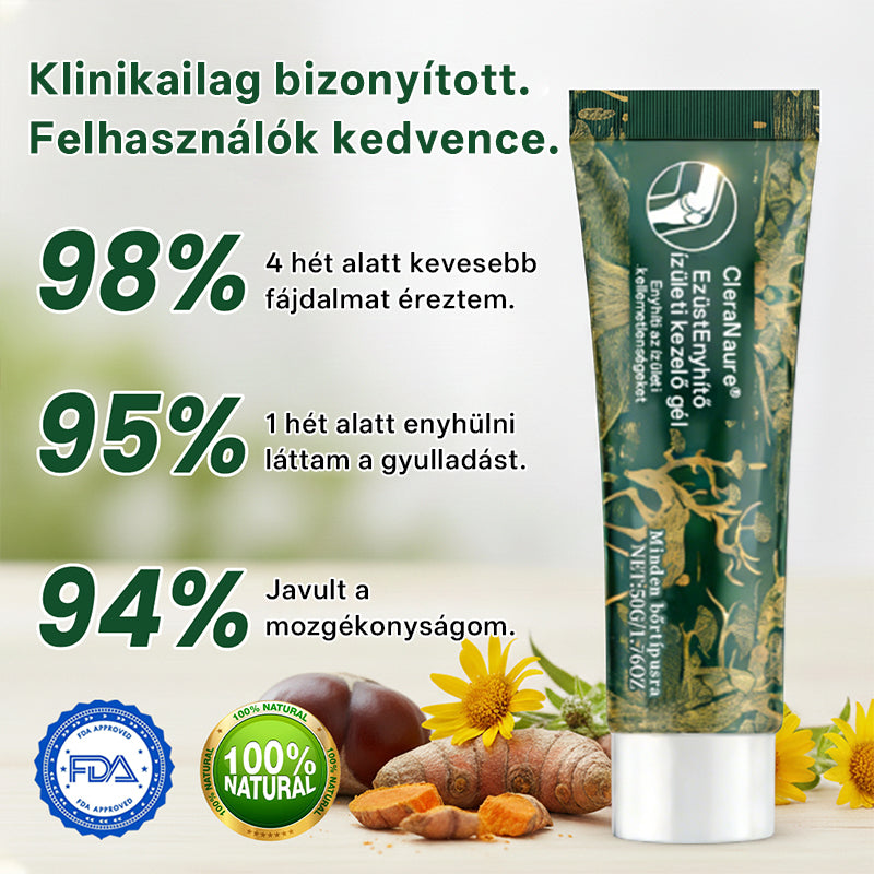 (🔥UTOLSÓ NAP AKCIÓ - 70% KEDVEZMÉNY) CleraNaure® SilverRelief Ízületi Terápiás Gél