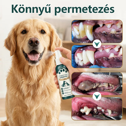 🐱CleraNaure® TrustedPet háziállat szájápoló spray – Könnyű napi fogápolási támogatás