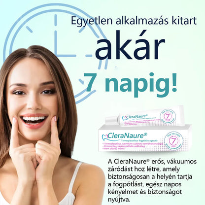 🦷🦷CleraNaure® hőformázható műfogragasztó (akár 7 napig tart, maximális kényelem) ✅