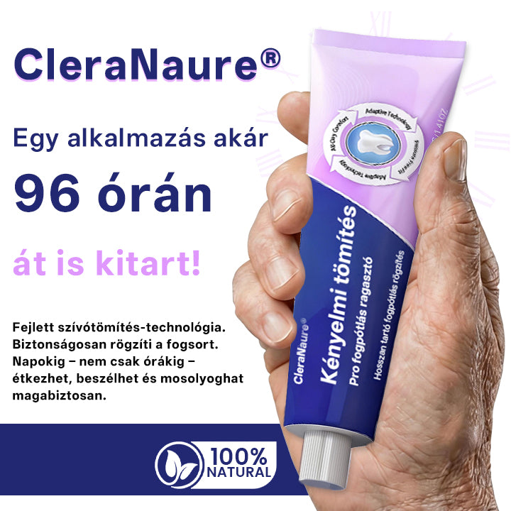 🔥🔥🔥🔥🔥KORLÁTOZOTT KÜLÖNLEGES AJÁNLAT🦷🦷🦷🦷 CleraNaure® Comfort Seal Pro Fogsor Ragasztó  FDA Tanúsítvánnyal