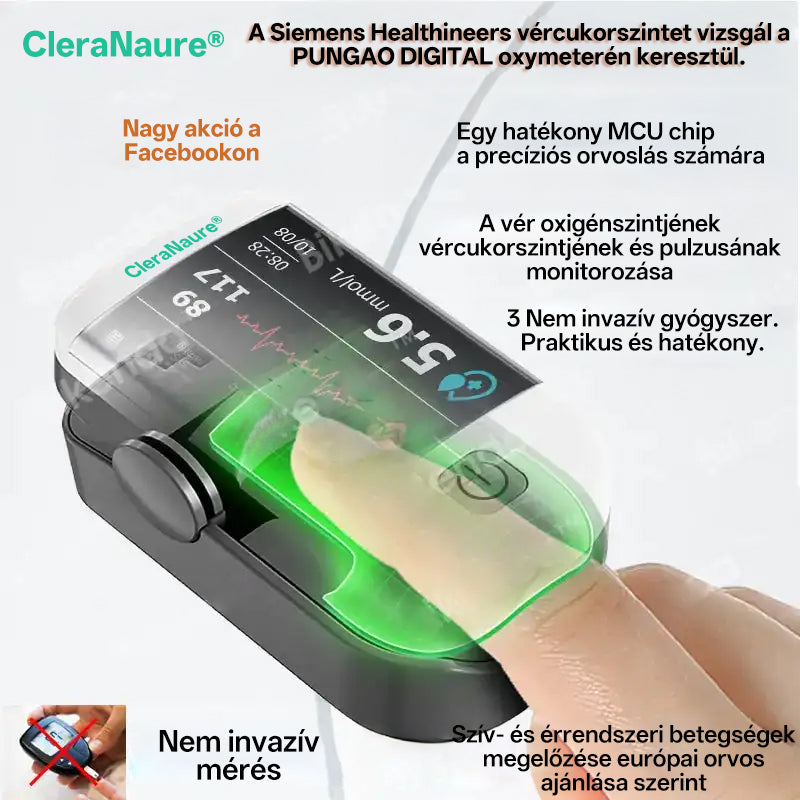 CleraNaure® nowej generacji inteligentny wielofunkcyjny nieinwazyjny laserowy glukometr 👩‍💼[dokładność 99,9%]🍀🍀🍀