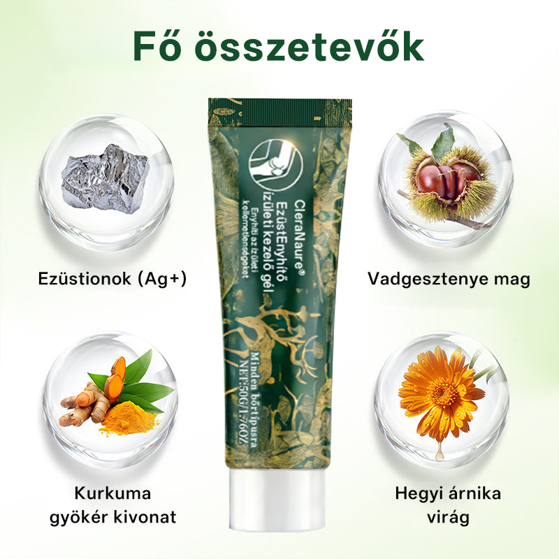 (🔥UTOLSÓ NAP AKCIÓ - 70% KEDVEZMÉNY) CleraNaure® SilverRelief Ízületi Terápiás Gél