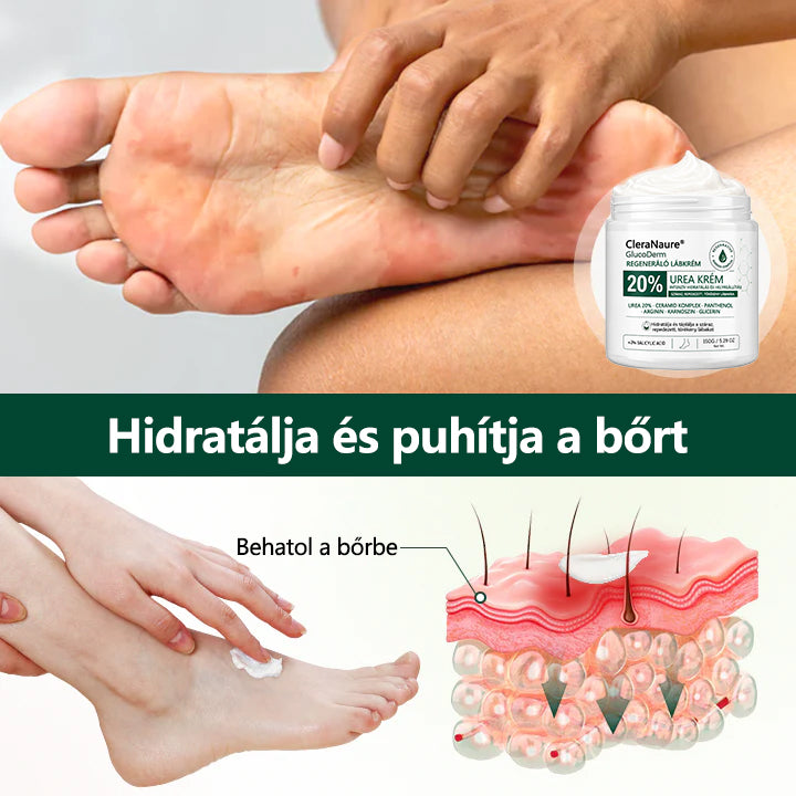 CleraNaure®GlucoDerm Regeneráló Lábkrém✨