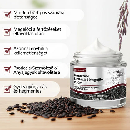 ⭐Hivatalos áruház👨‍⚕️ CleraNaure® KeraErase - Kettős hatású bőrfiatalító krém 👨‍⚕️ (Kettős hatású fiatalítás – simítja a kiemelkedő dudorokat és lebontja a mélyen lerakódott keratint savak és irritáció nélkül