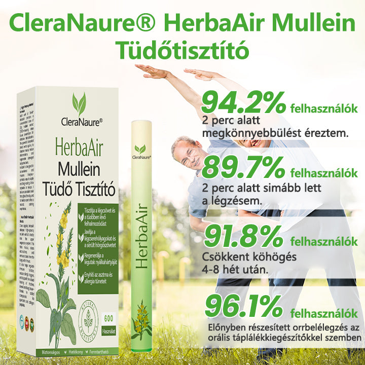 🏅Hivatalos márkabolt✅CleraNaure® HerbaAir Mullein Tüdőtisztító💎