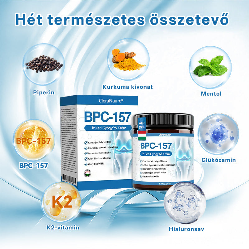 CleraNaure® BPC-157 Ízületjavító Krém 🦴 Kezeli az arthritis-t, neuropátiát, reumát, sport sérüléseket és még sok mást