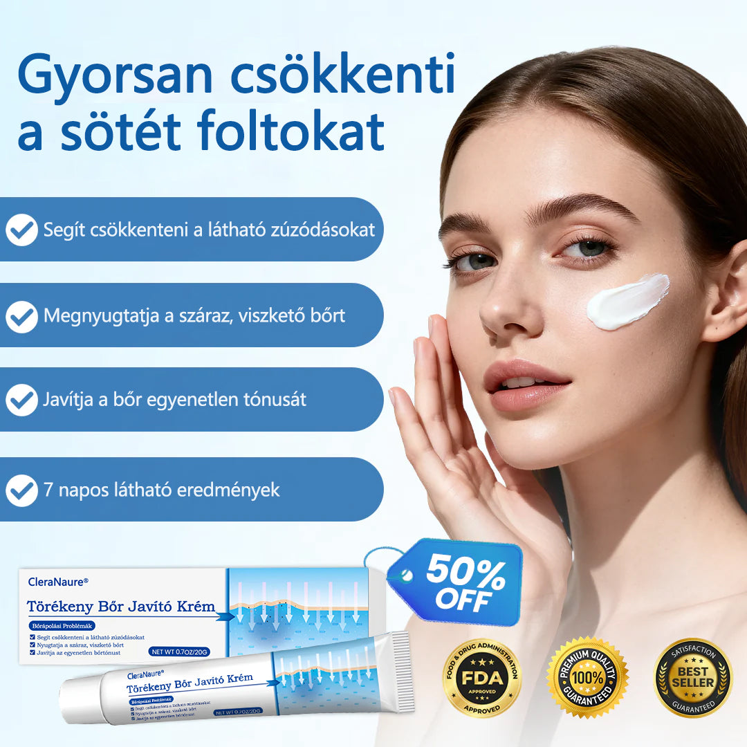 🛡️🛡️CleraNaure® Töredezett Bőrre Helyreállító Krém🛡️🌿 Többfunkciós Regeneráló Zúzódások, Szárazság és Pattanások Ellen