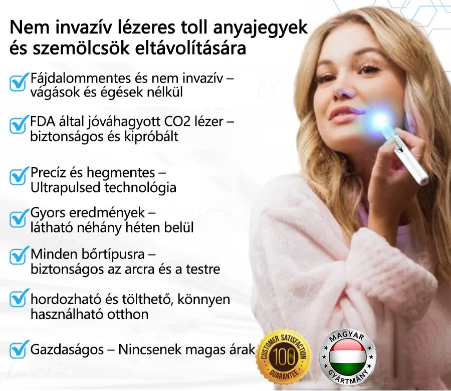 CleraNaure®  ajánlásával – non-invazív lézertoll szemölcsökre és anyajegyekre🔦🔦
