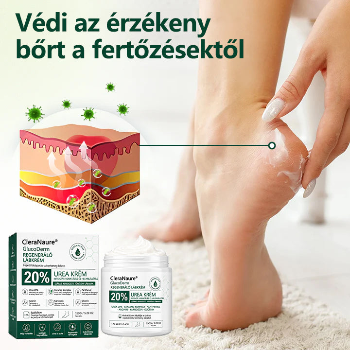 CleraNaure®GlucoDerm Regeneráló Lábkrém✨